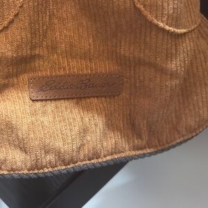 Eddie Bauer Tan Corduroy Dog Jacket